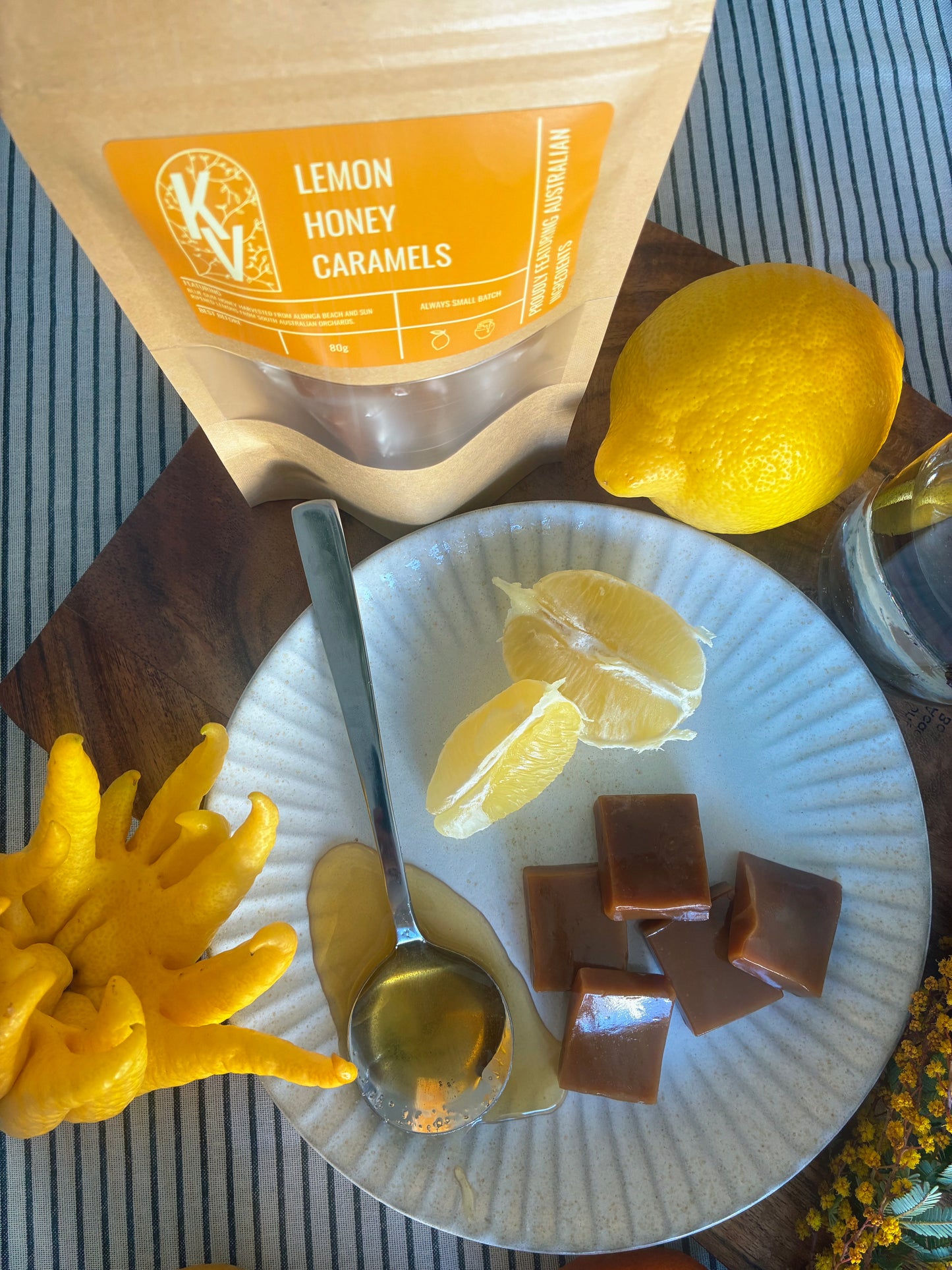 Blue Gum Honey & South Australian Lemon Caramels