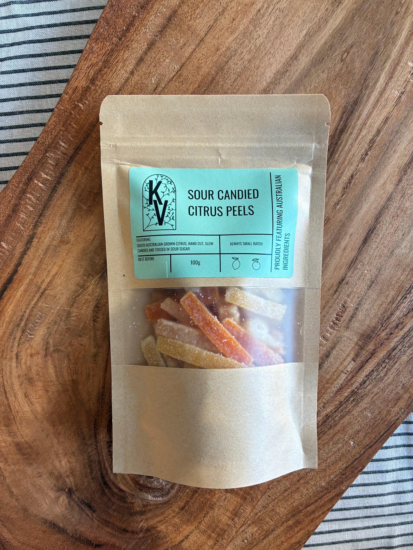 Sour Candied Citrus Peel Medley