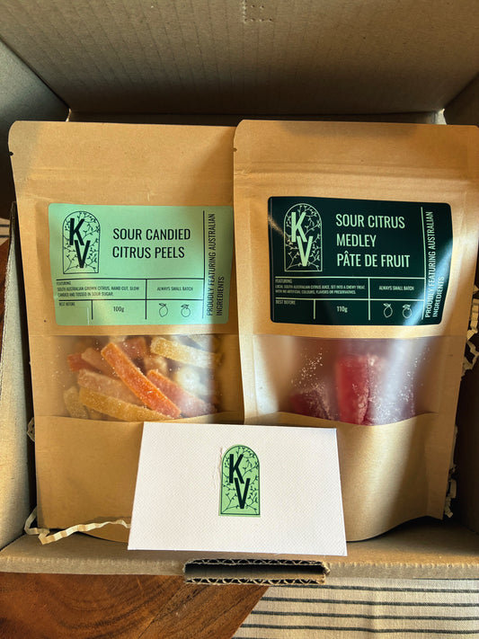 The Citrus Box — Sour Candied Citrus Peels & Citrus Pâte de Fruit