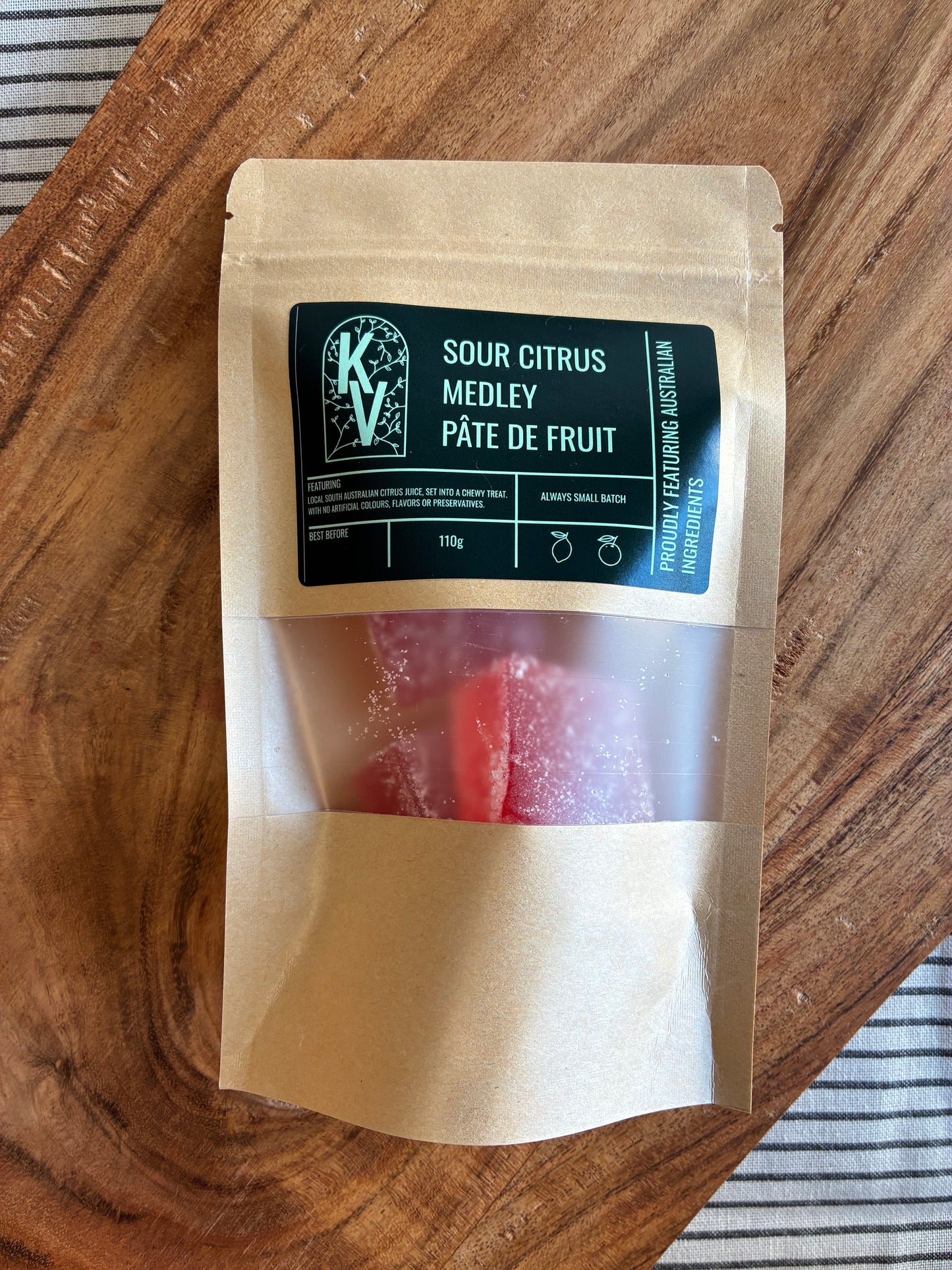 Sour Citrus Pâte de Fruit