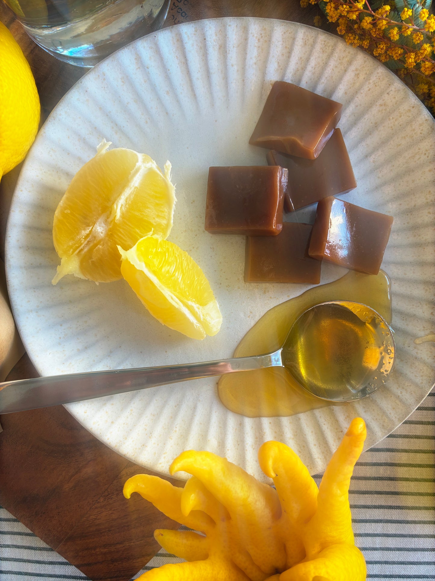 The Caramel Box — Lemon Honey Caramels & Orange Wattleseed Caramels